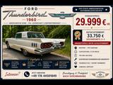 Ford Thunderbird 1960 - American Classic in Bestform - Ford Gebrauchtwagen von 1960
