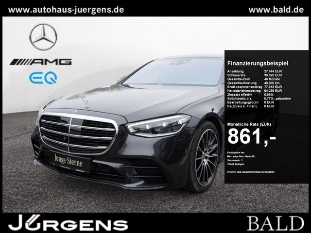 Mercedes-Benz S 400 d 4M L AMG-Sport/Pano/Burm4D/Sitzklima/20'