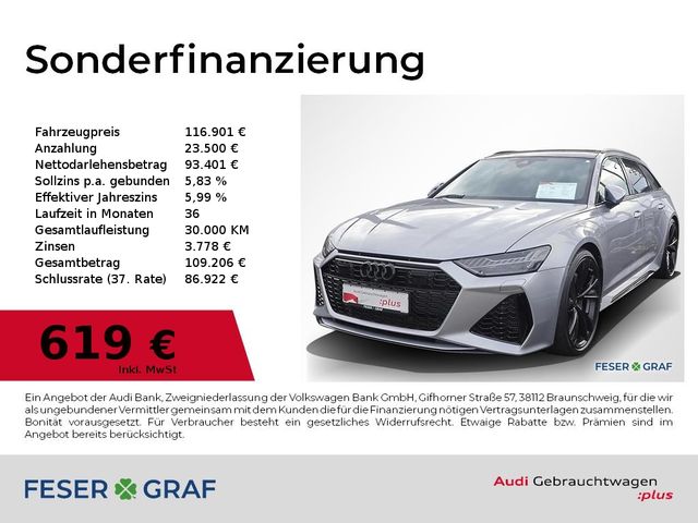 Audi RS6 Avant Keramik,Pano,Sthz,Sitzbel,RS-Sportabg.