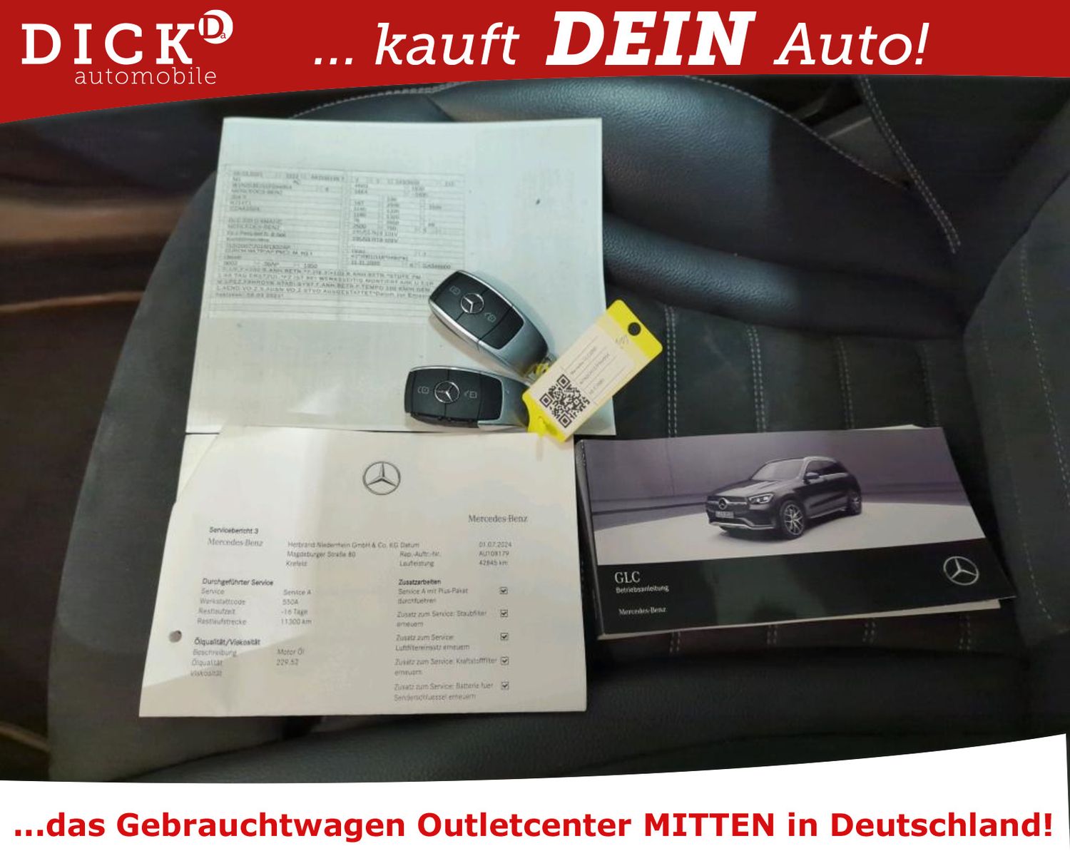 Fahrzeugabbildung Mercedes-Benz GLC 220d 4Mat 9G AMG/LED/NAV/HIFI/SHZ/RFK/AHK/8F