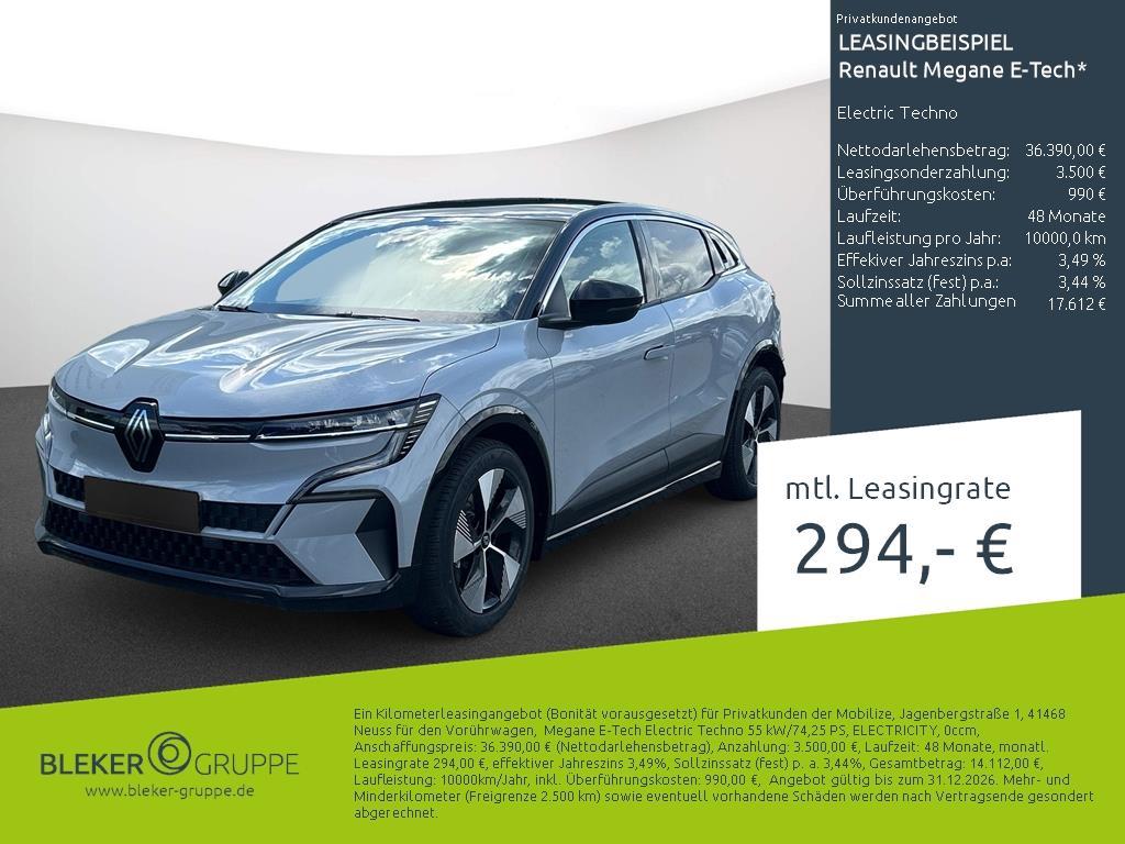 Renault Megane Techno 220 Comfort Range