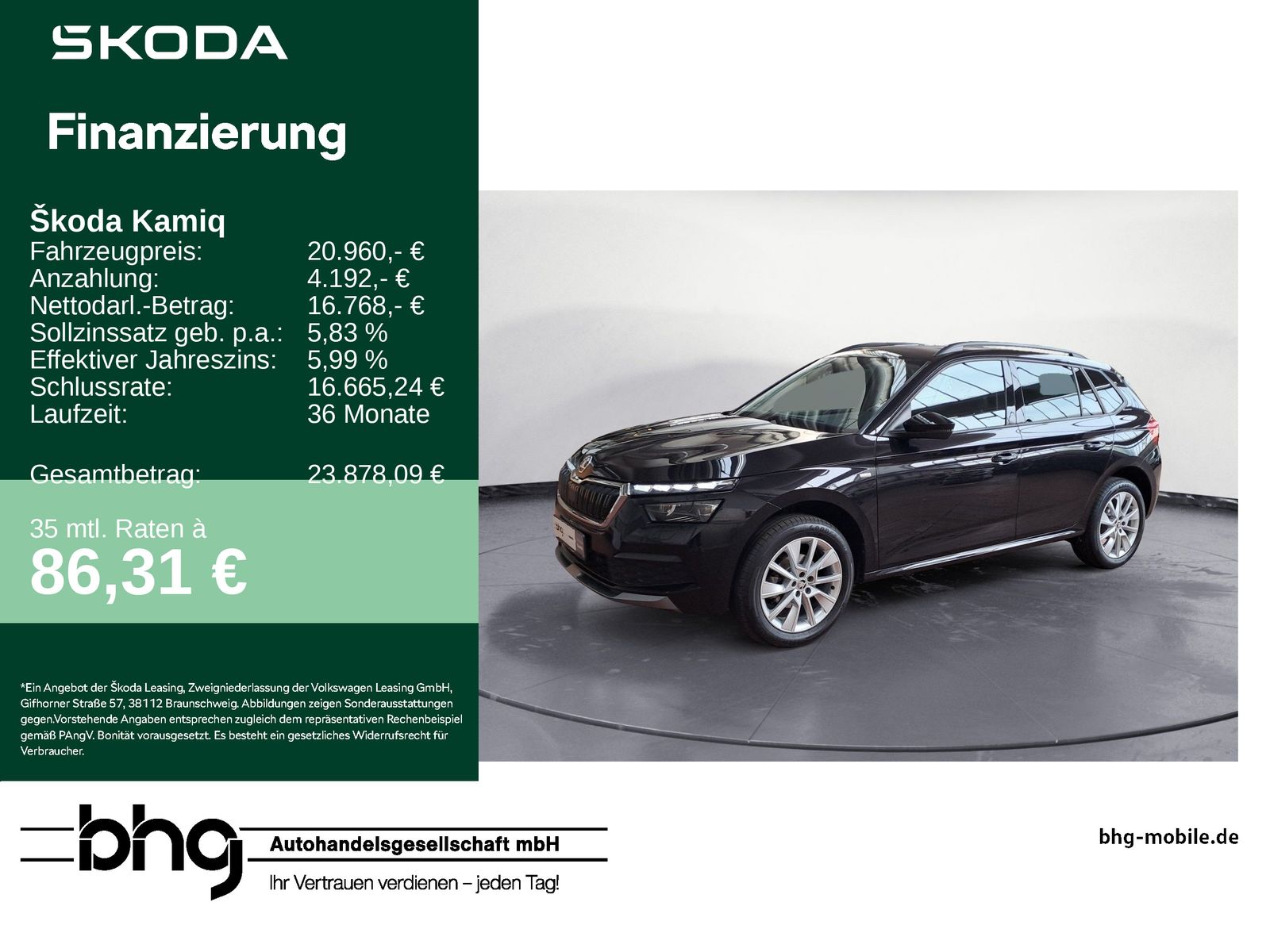 Skoda Kamiq Tour 1.5 TSI 6-G-Schaltg. *ACC*NAVI*APP-CO