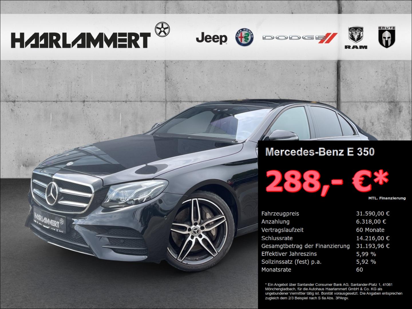 Mercedes-Benz E 350 HÄNDLERFAHRZEUG+PANORAMA+AHK+ACC+LEDER+KAM