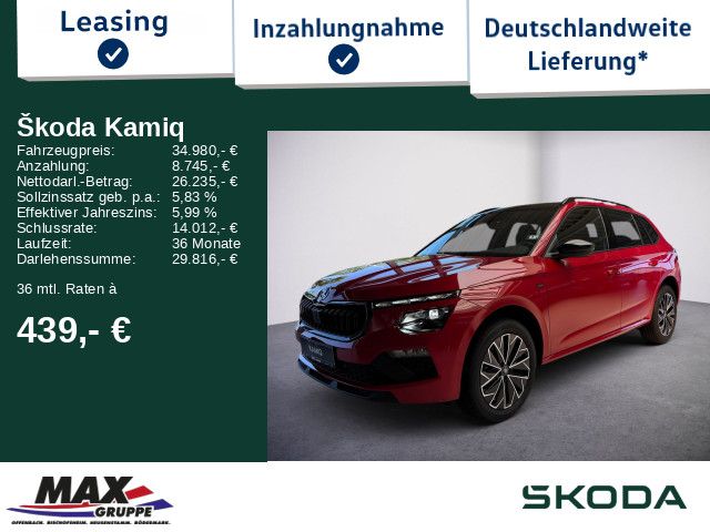 Kamiq Tour 1,0 TSI 85 kW 7-Gang-DSG KAM+KEYLESS+