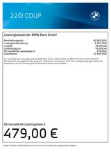 BMW 220i Coupé M Sportpaket HiFi DAB Komfortzg. AHK - BMW 220 in Nürnberg