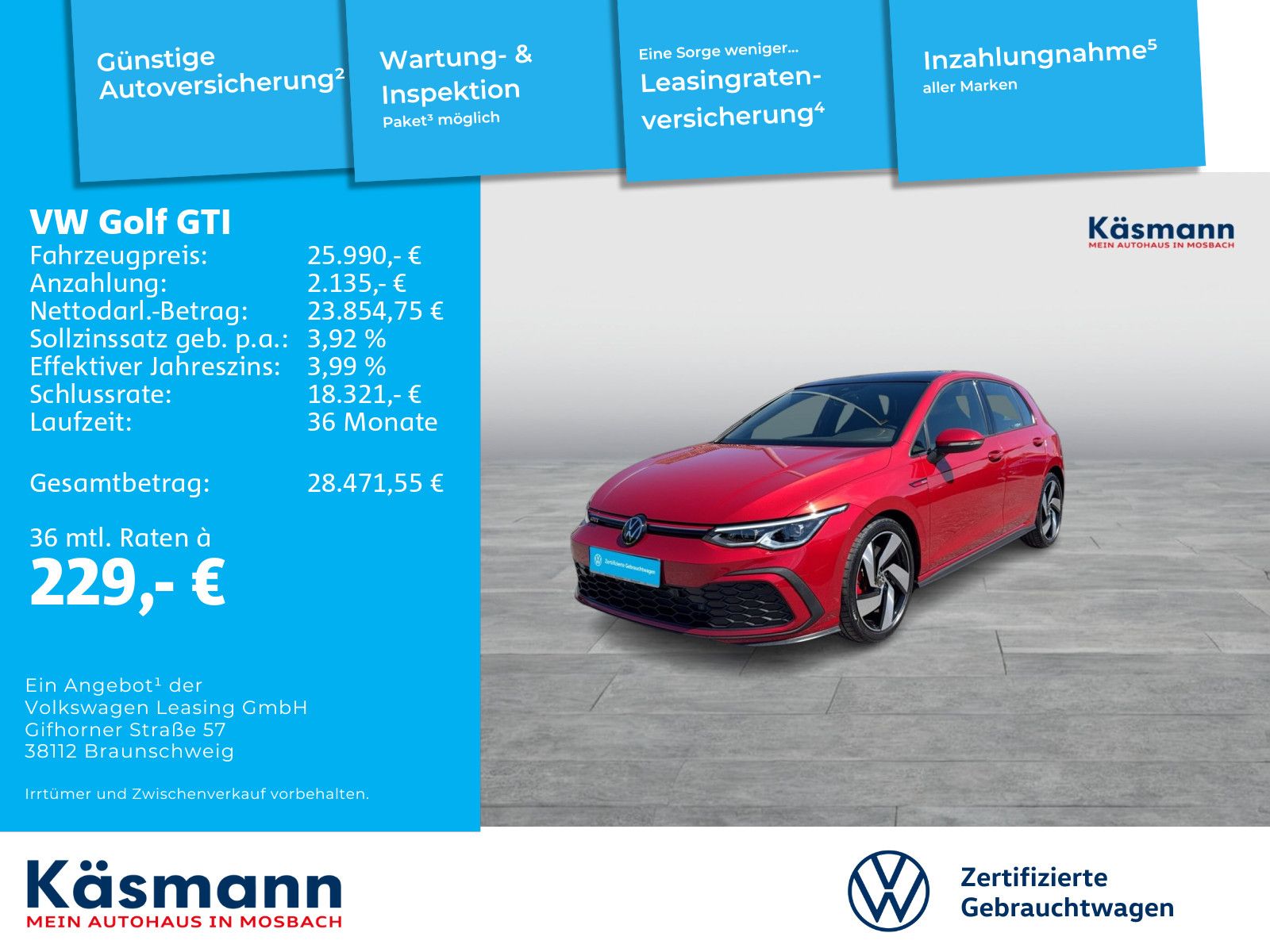 Volkswagen Golf GTI DSG PANO NAVI KAM ACC SHZ foto 2