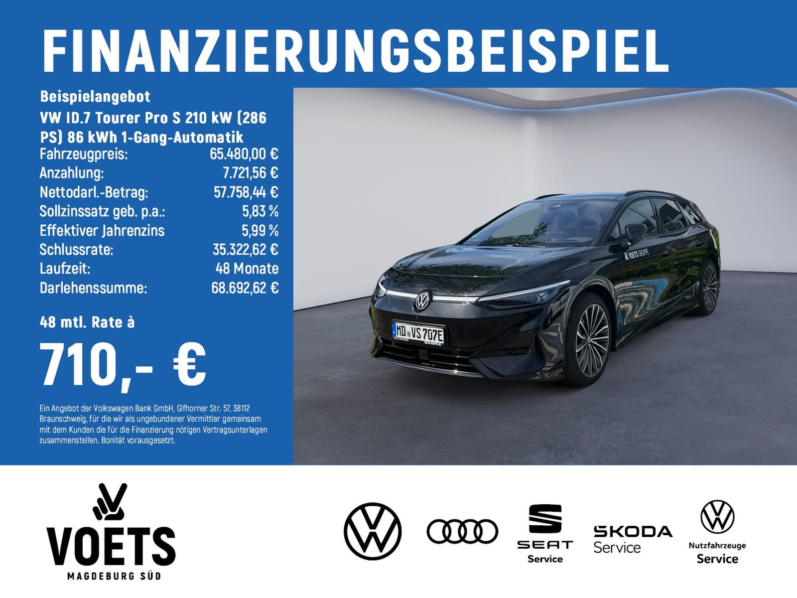Volkswagen ID.7 Tourer Pro S 210 kW (286 PS) 86 kWh 1-Gang-