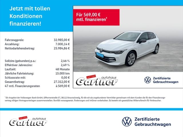 Golf VIII GOAL 1,5 l eHybrid DSG REAR VIEW AKH D