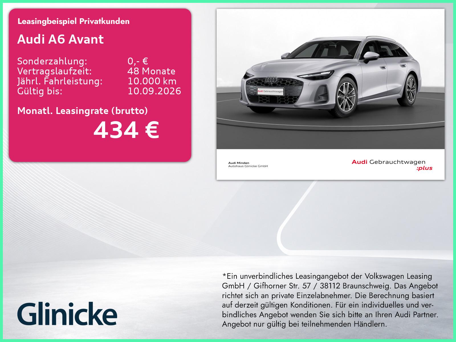 Audi A6 Avant 2.0 TFSI AHK LED LM 18" 360° ACC Beifah