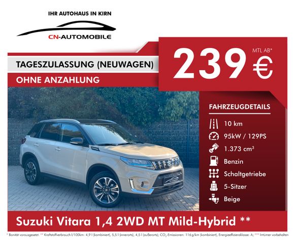 Suzuki Vitara 1,4 2WD MT Mild-Hy. #RATE ab 239,-€/Monat