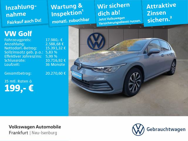 Volkswagen Golf VIII 2.0 TDI Active Navi Sprachbedienung Sp, миниатюра 15