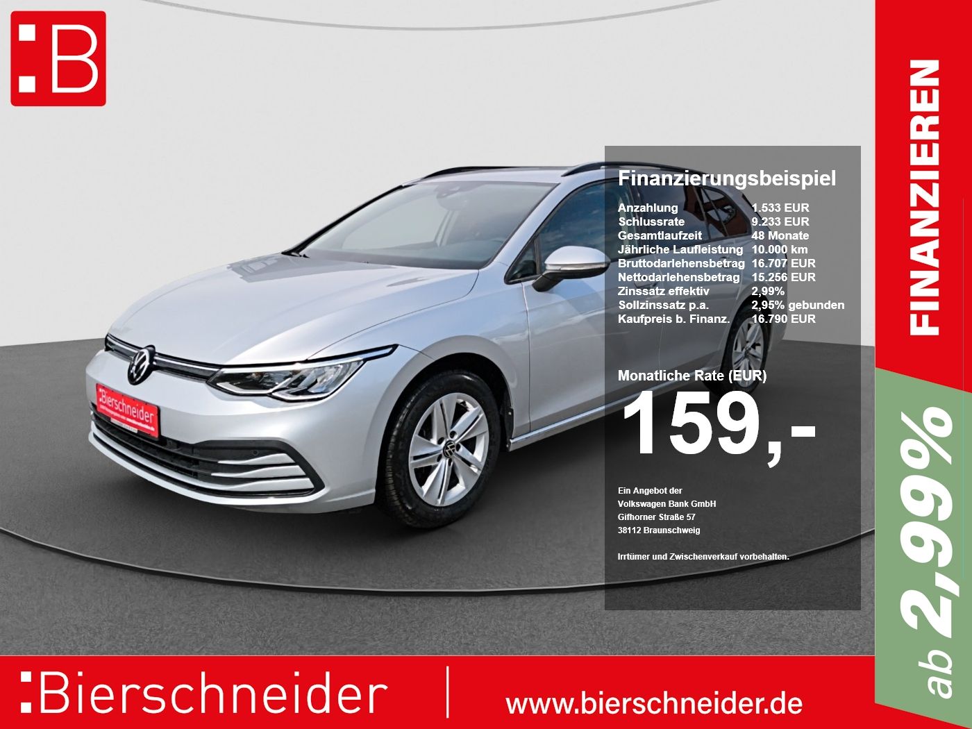 Volkswagen Golf VIII Variant 2.0 TDI Life NAVI ACC SITZH PD