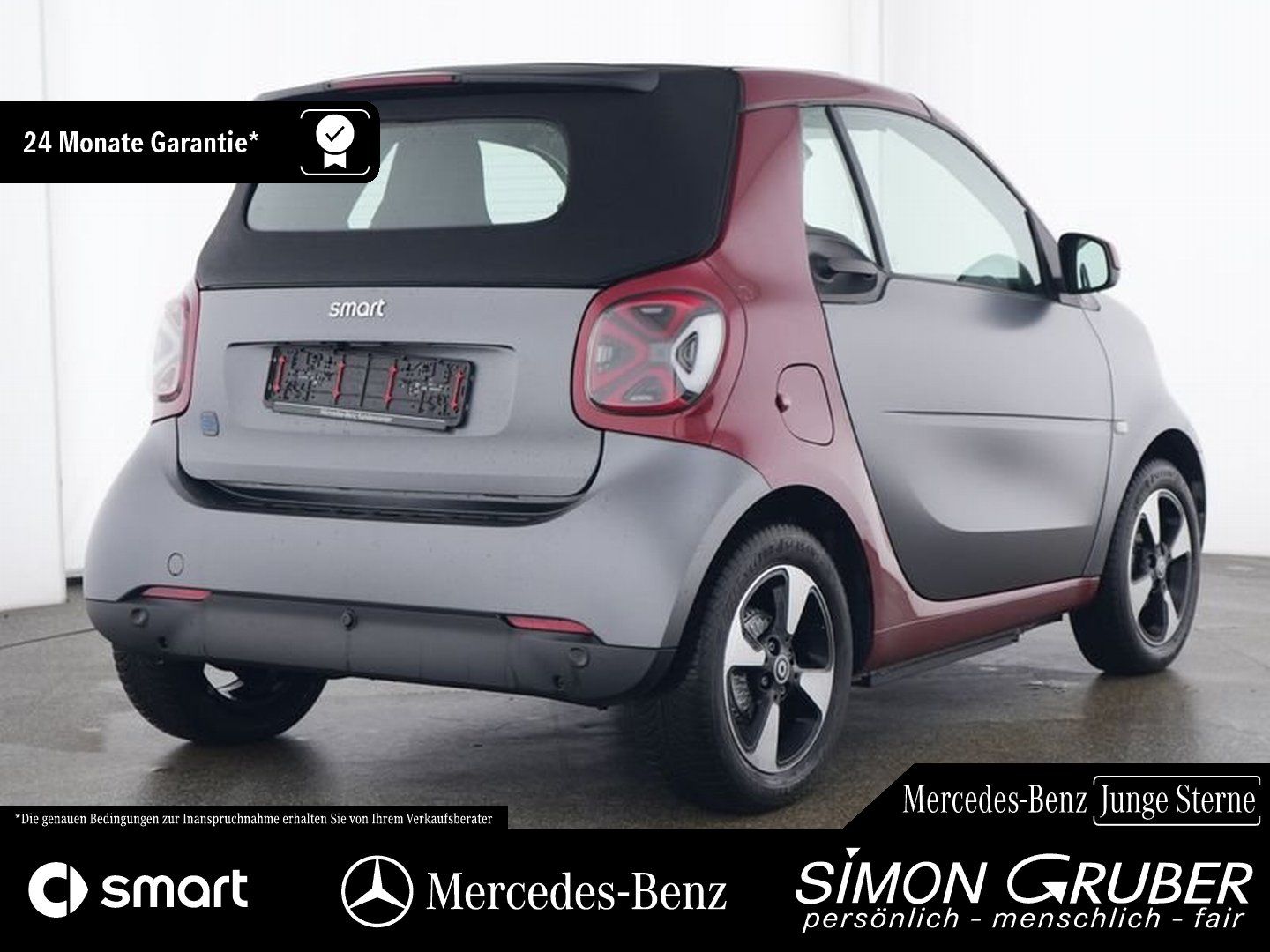 Fahrzeugabbildung Smart fortwo EQ Cabrio Exclusive Winter 22kw Voll-Led