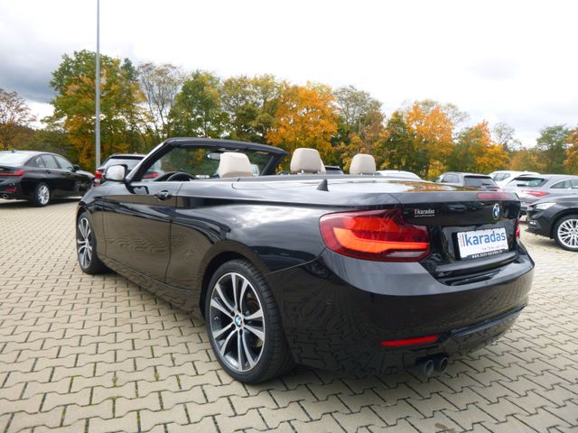 Fahrzeugabbildung BMW 230i Cabrio Sport Line>Sport AUT/Sport-Line/LED<