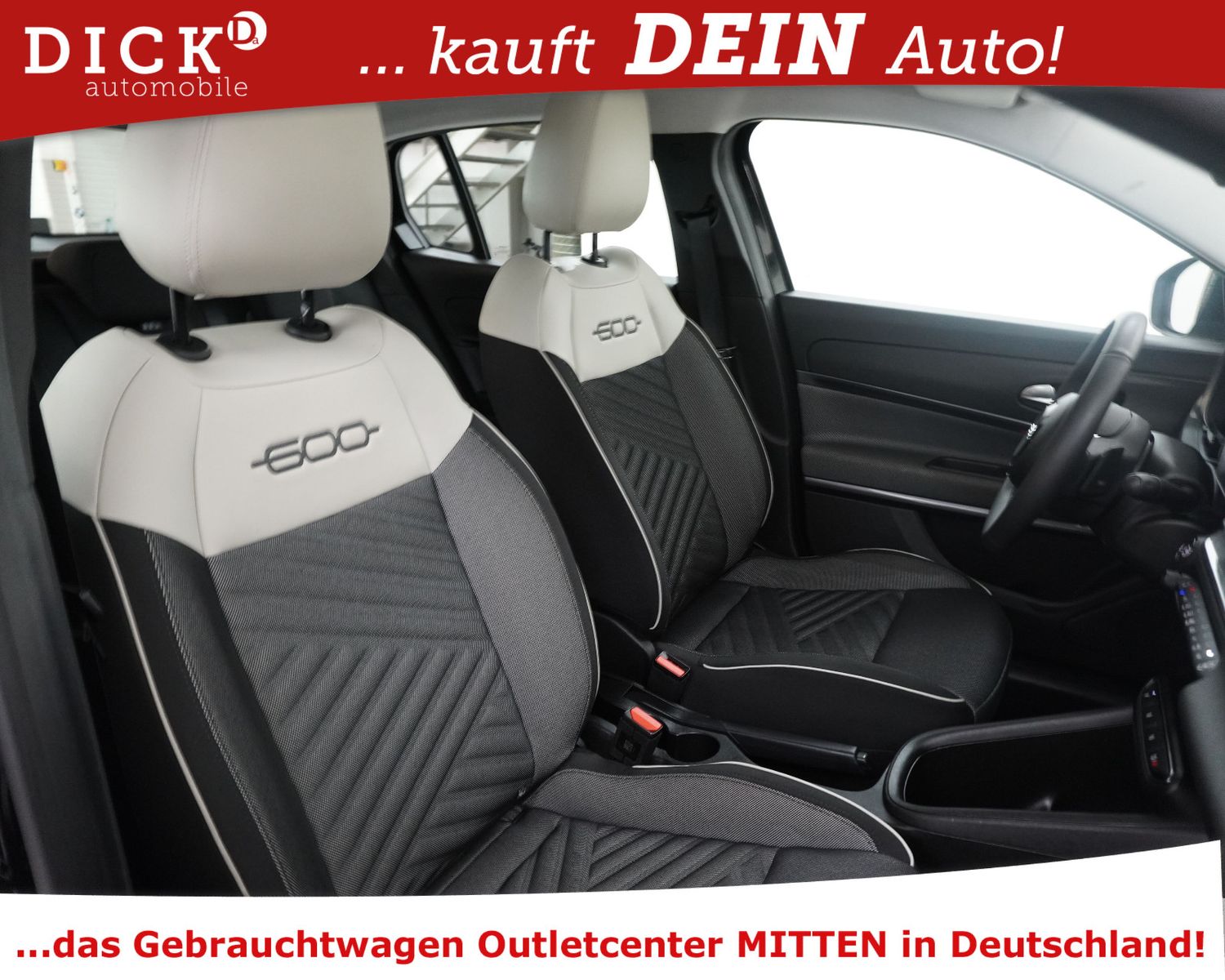 Fahrzeugabbildung Fiat 600 1.2 DCT Style VIRTU+KAM+NAVI+LED+SHZ+KEY+TEM