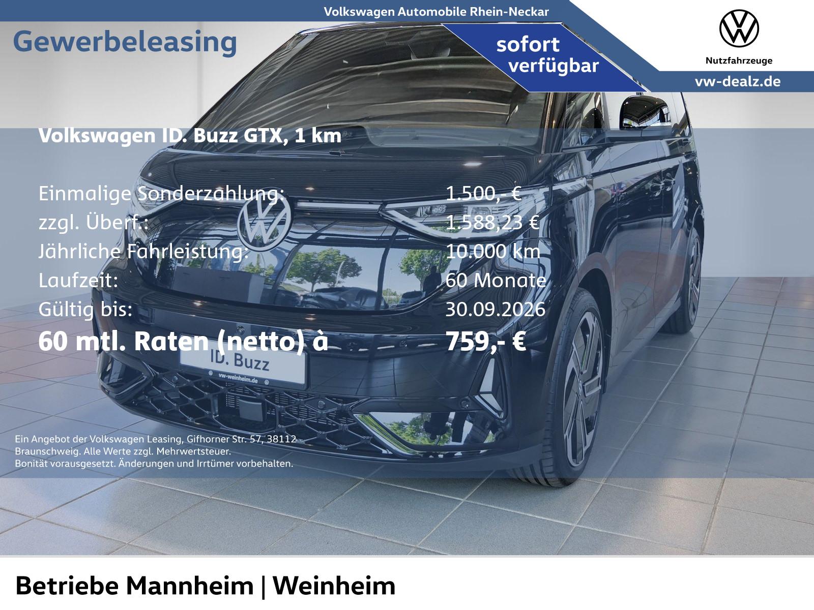 Volkswagen ID.Buzz GTX 4MOTION Klima,NAVI AHK PANO