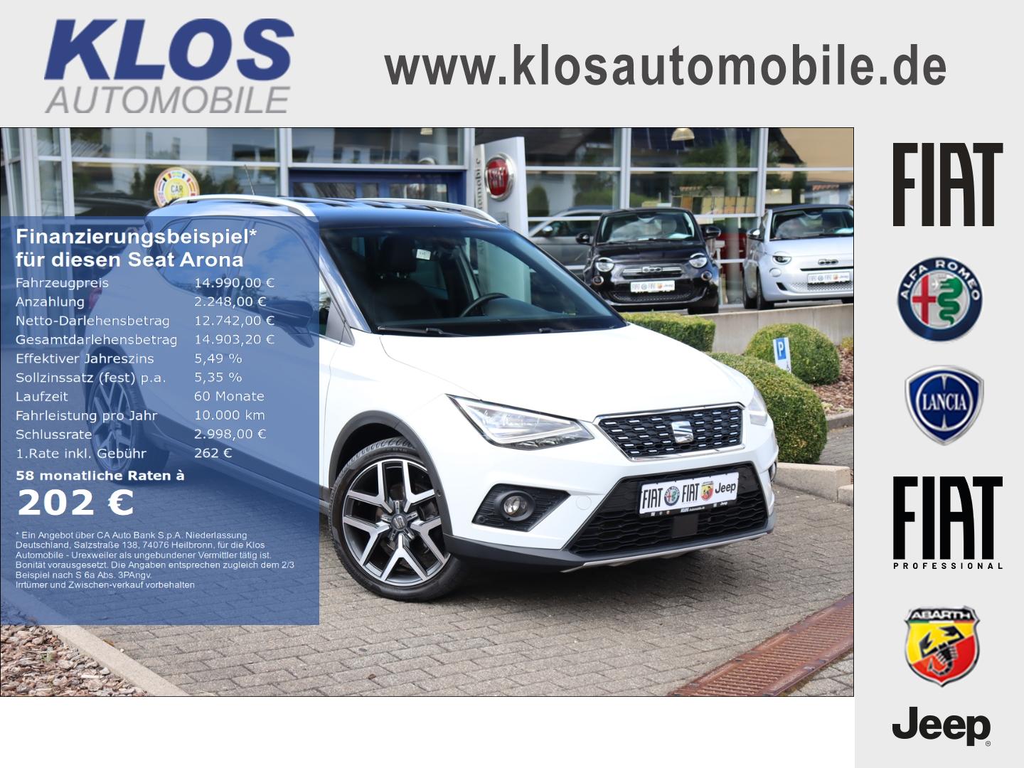 Seat Arona XCELLENCE 1.0 TSI 115PS AHK BUISNESS PAKET