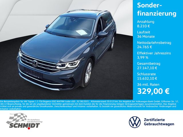 Volkswagen Tiguan 1.5 TSI Elegance DSG MATRIX Leder eSD