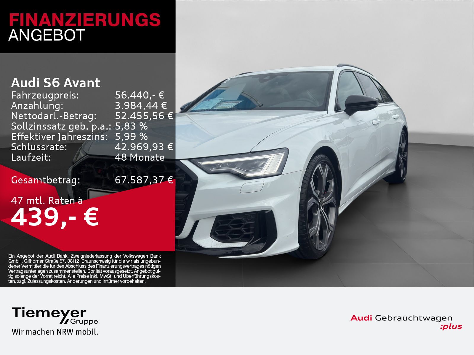AUDI S6 Avant TDI Q LM21 B&amp;O MATRIX-LED