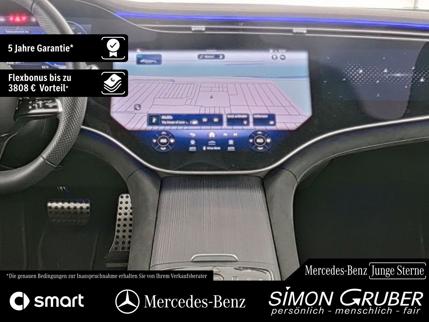 Fahrzeugabbildung Mercedes-Benz EQE 500 4M AMG Hyper Airmatic HUD Burm Mod 2025