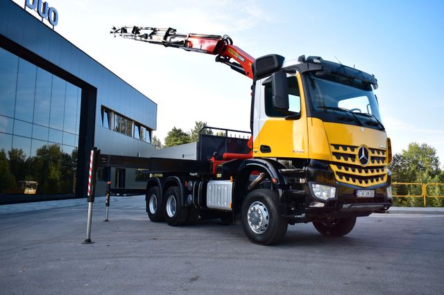 Mercedes-Benz AROCS 6x6 PALFINGER PK 33002 EURO 6 Crane Kran