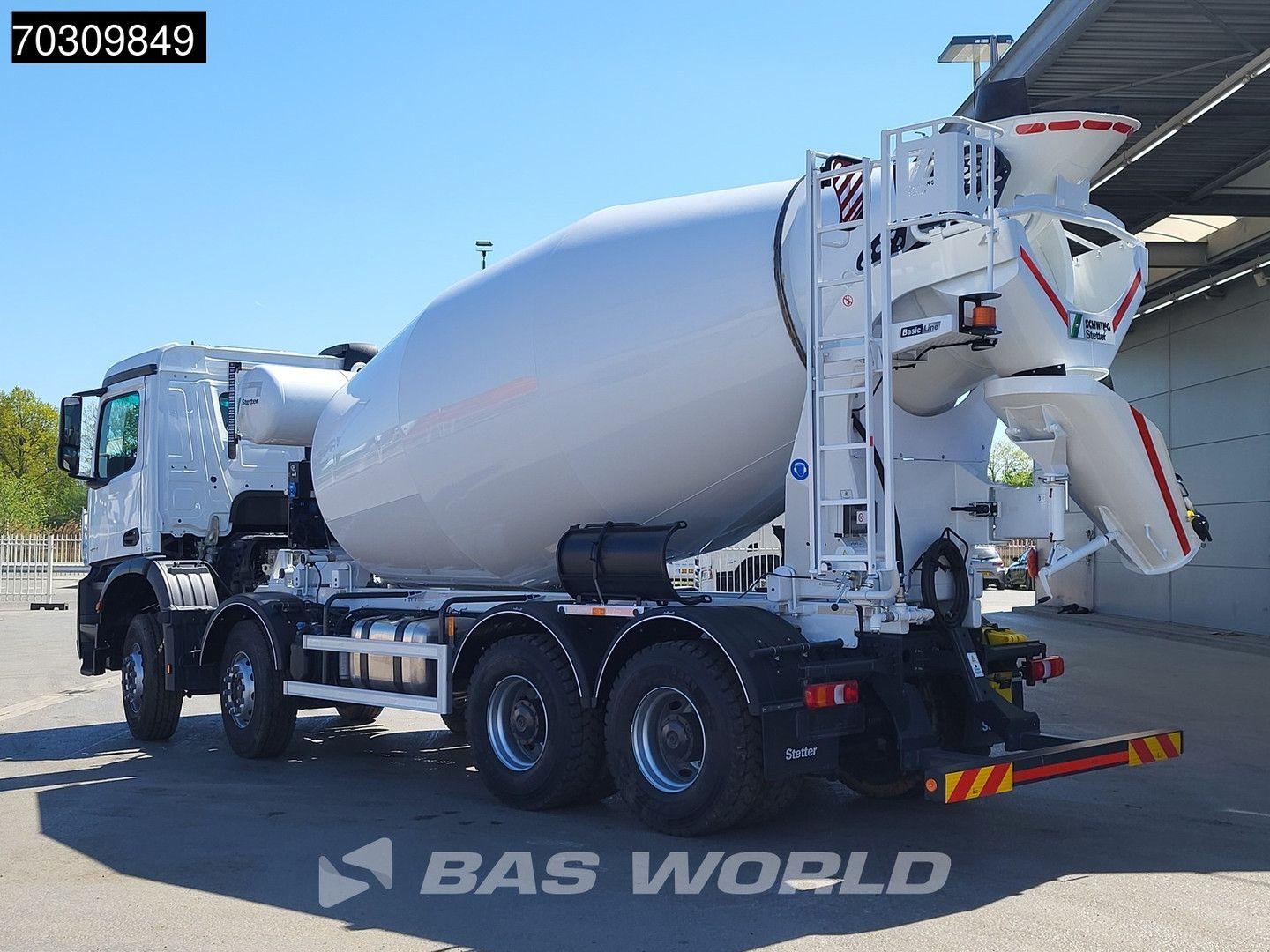 Mercedes-Benz Arocs 4142 8X4 NEW! 12m3 Stetter Mixer Steelsusp