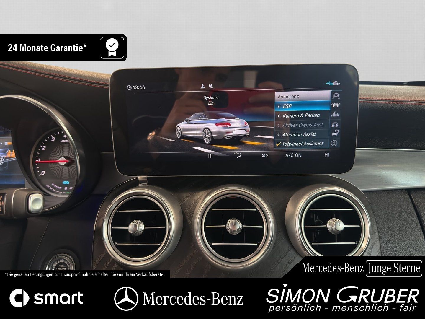 Fahrzeugabbildung Mercedes-Benz C 200 Cabriolet AMG Night Adv Sound 360 AHK