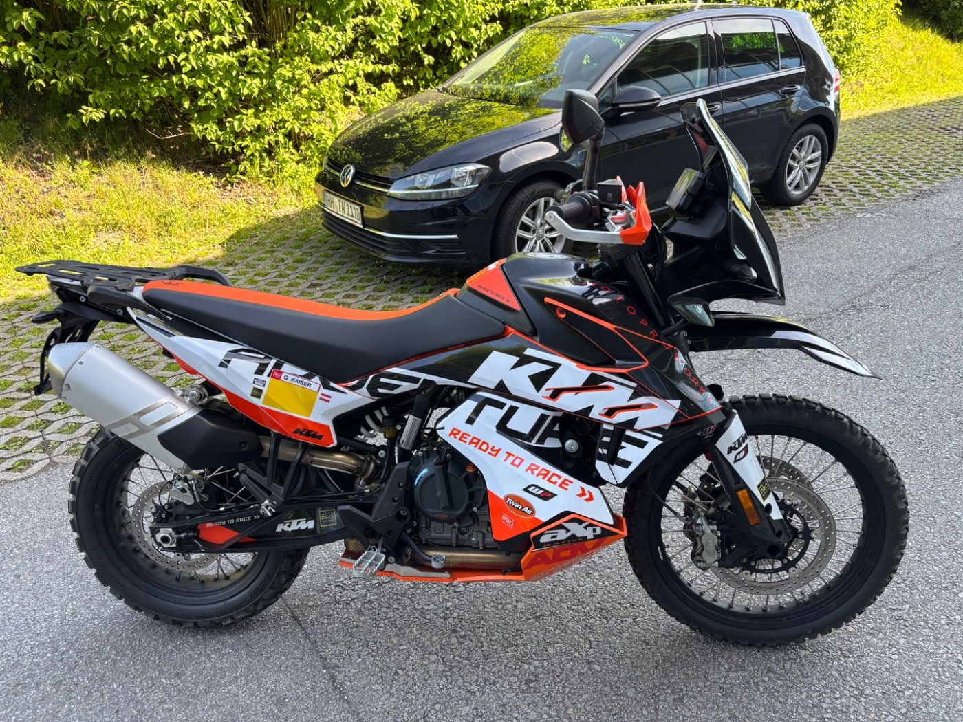 Fahrzeugabbildung KTM 790 Adventure Quickshifter, viel Zubehör