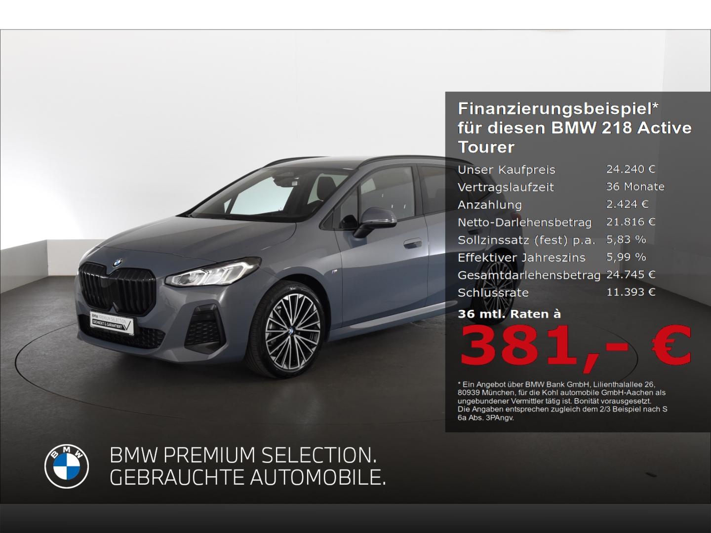 BMW 218 Active Tourer i M Sport Anhängerkupplung Rüc