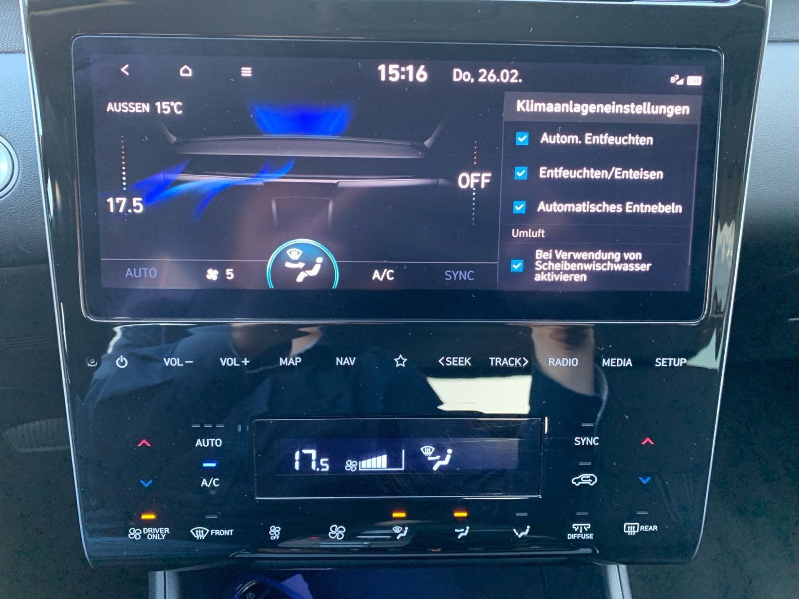 Fahrzeugabbildung Hyundai TUCSON 1.6 T-GDI Trend Hybrid AHK Krell el.HK As