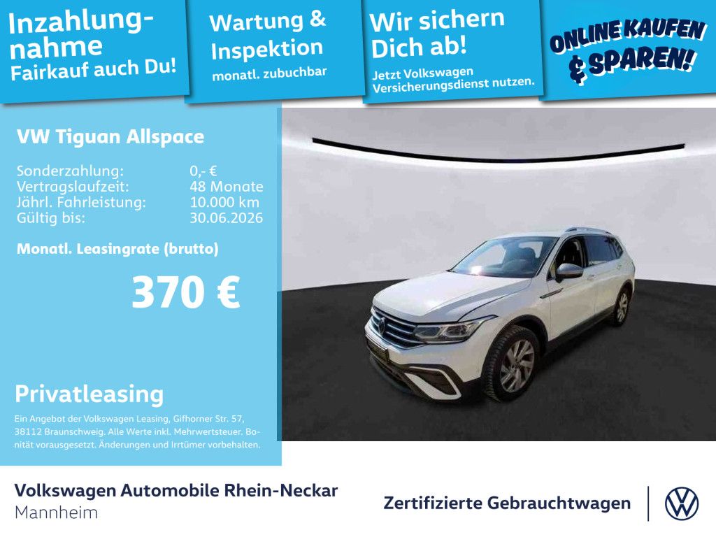 Volkswagen Tiguan Allspace Life 2.0 TDI DSG Kamera Navi uvm