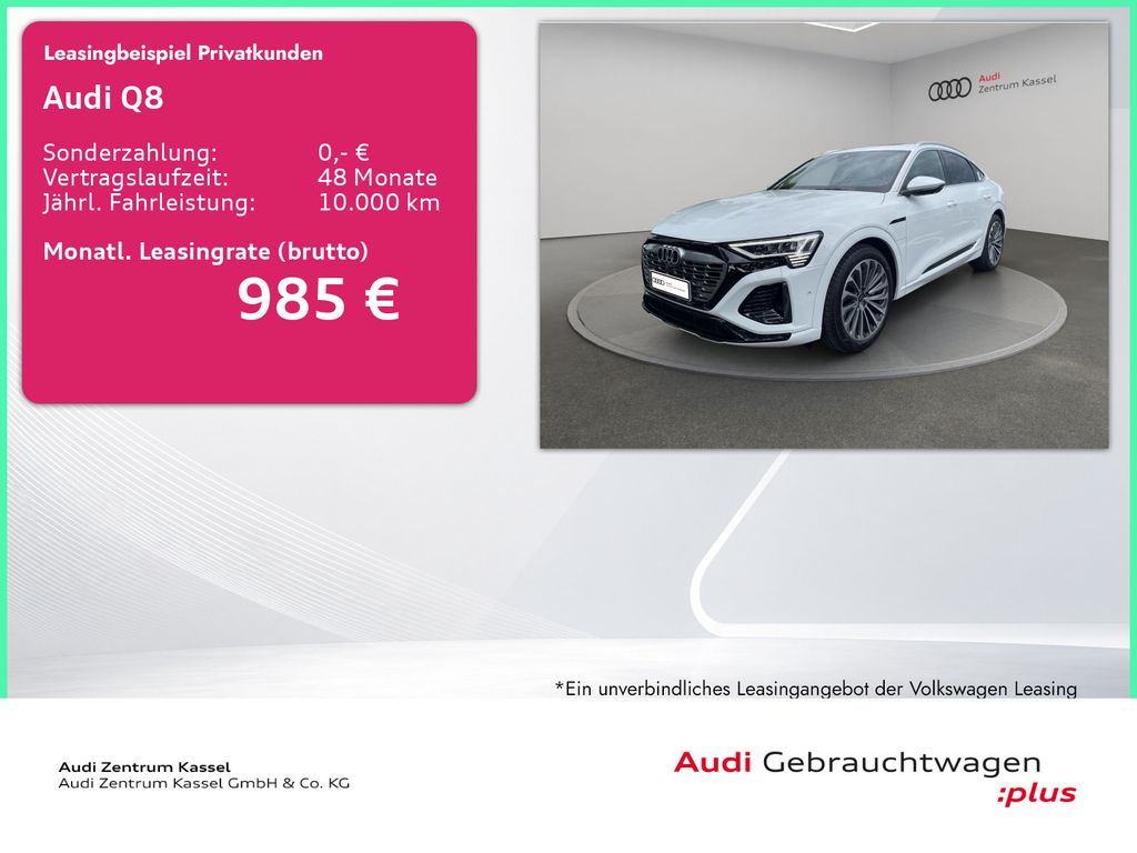 Audi Q8 SB 55 etron qu Sline Matrix Pano HuD AHK 360°