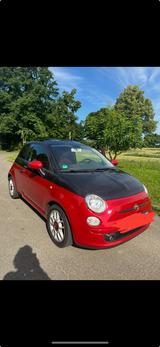 Fiat 500 1.3 Multijet 16V Lounge Lounge - Fiat 500: Rot, Leder