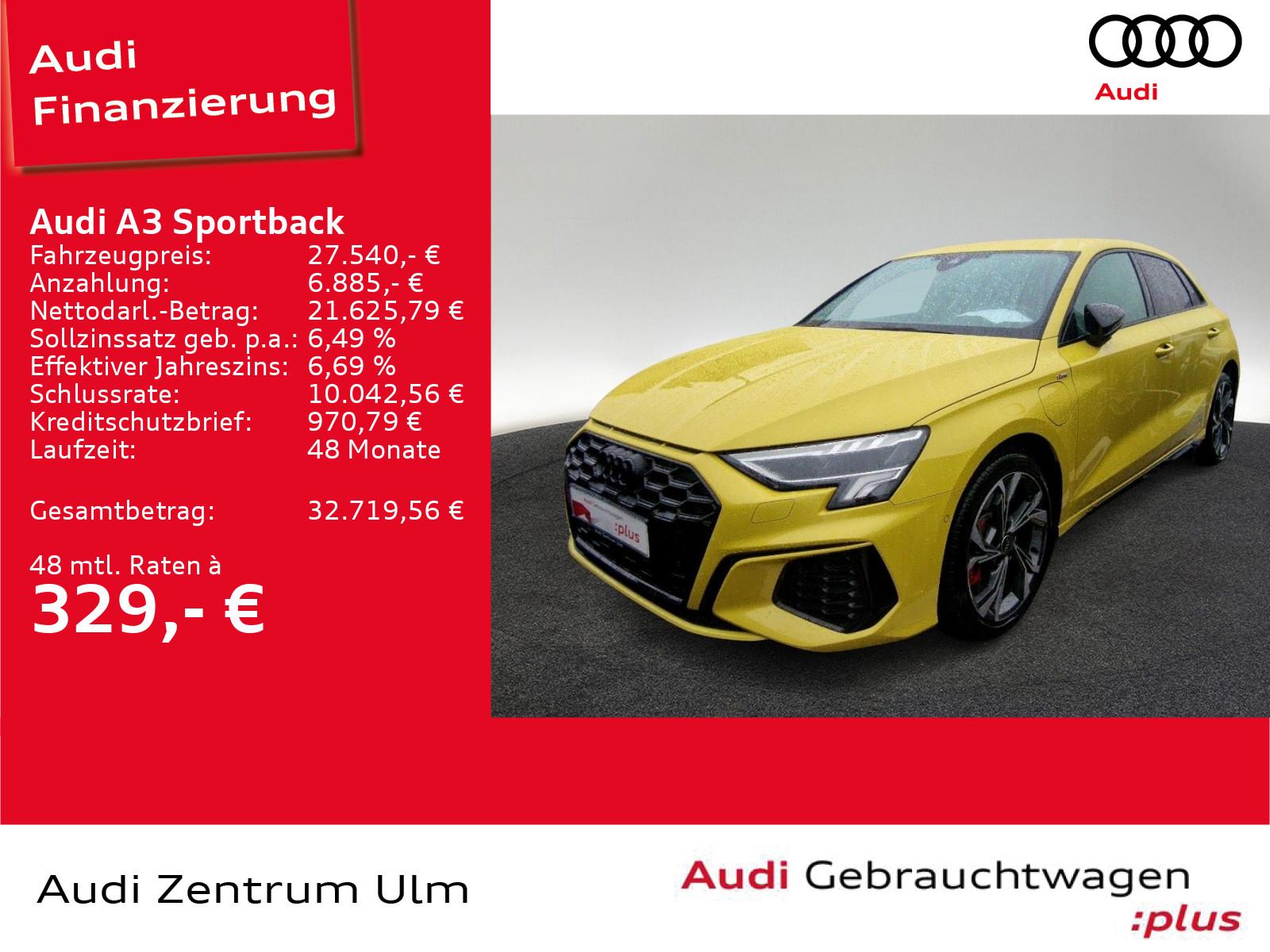 Audi A3 Sportback S line 45 TFSI e LED NAV KAM