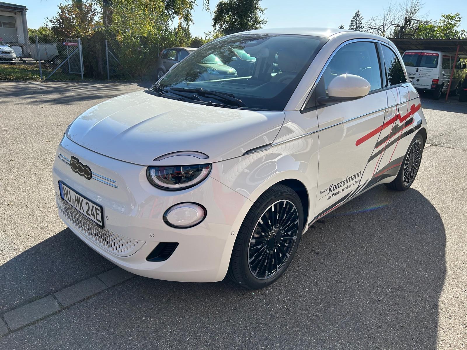 Fiat 500e La Prima by Bocelli, LED, JBL Sound, voll..