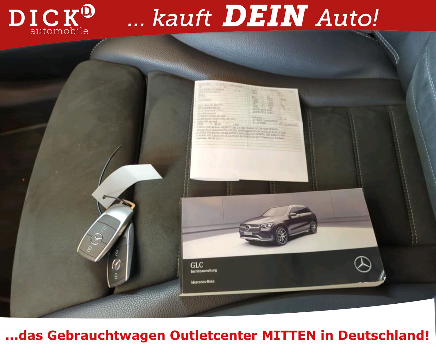 Fahrzeugabbildung Mercedes-Benz GLC 300de 4Mat 9G LED/ACC/NAVI/VIRTU/SHZ/RFK/8Fa