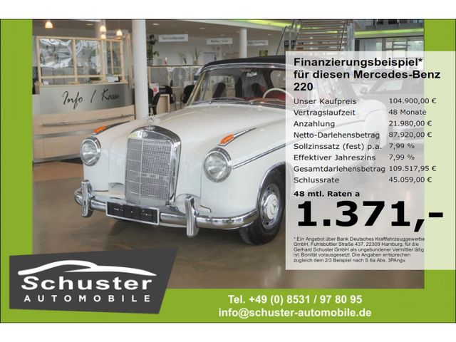 Mercedes-Benz 220 SE Cabriolet* komplett restauriert