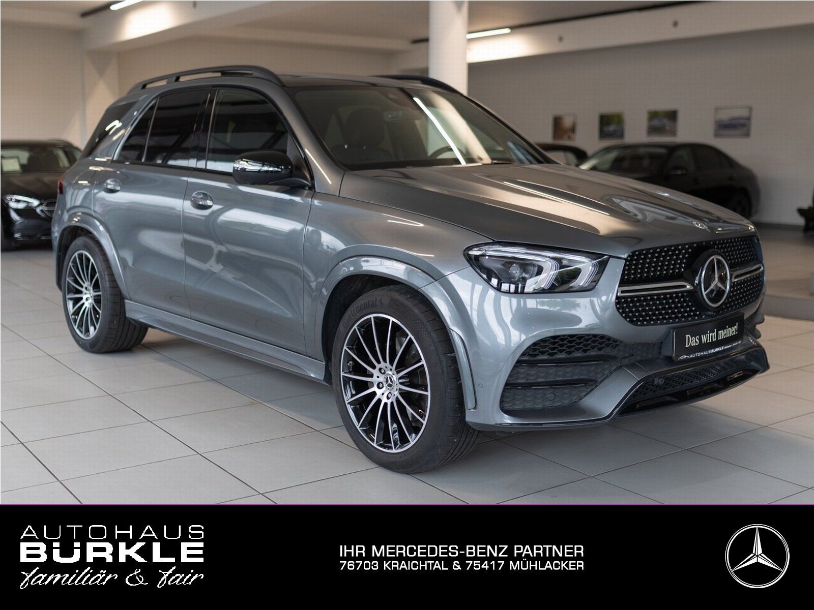 MERCEDES-BENZ GLE 400d 4M AMG,AHK,LED,Pano,Burm,21",360°,Distr