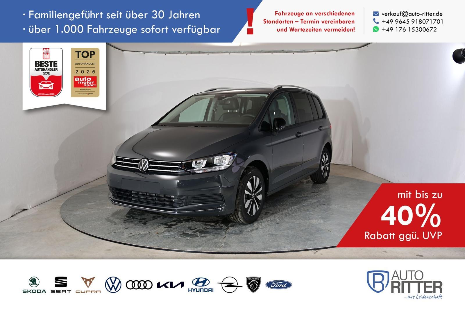 Volkswagen Touran GOAL ACC|AHK|RFK|Carplay|Klima|PDC|SHZ...
