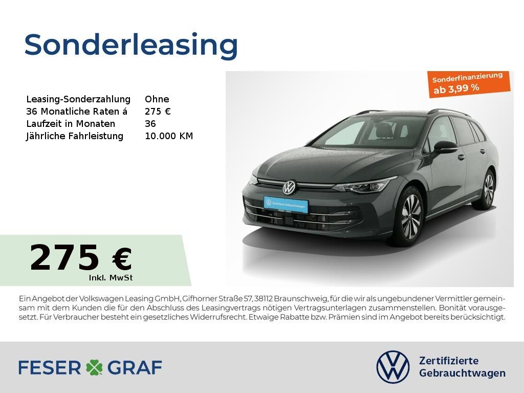 Volkswagen Golf 8 Variant GOAL 1.5 eTSI DSG Navi AHK Kamera