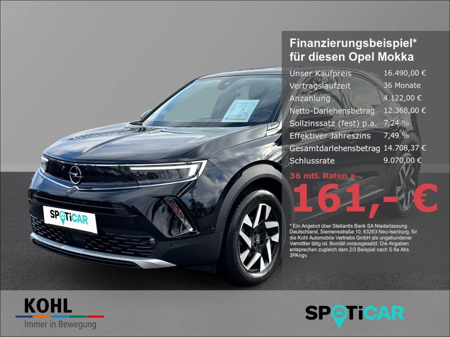 Opel Mokka Elegance Ambientebeleuchtung Klimaautom SH