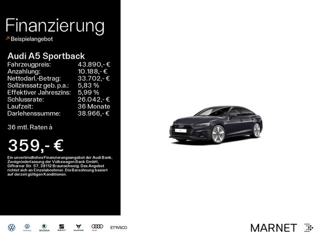 Audi A5 Sportback 50 TDI quattro S line*Navi*Matrix*A