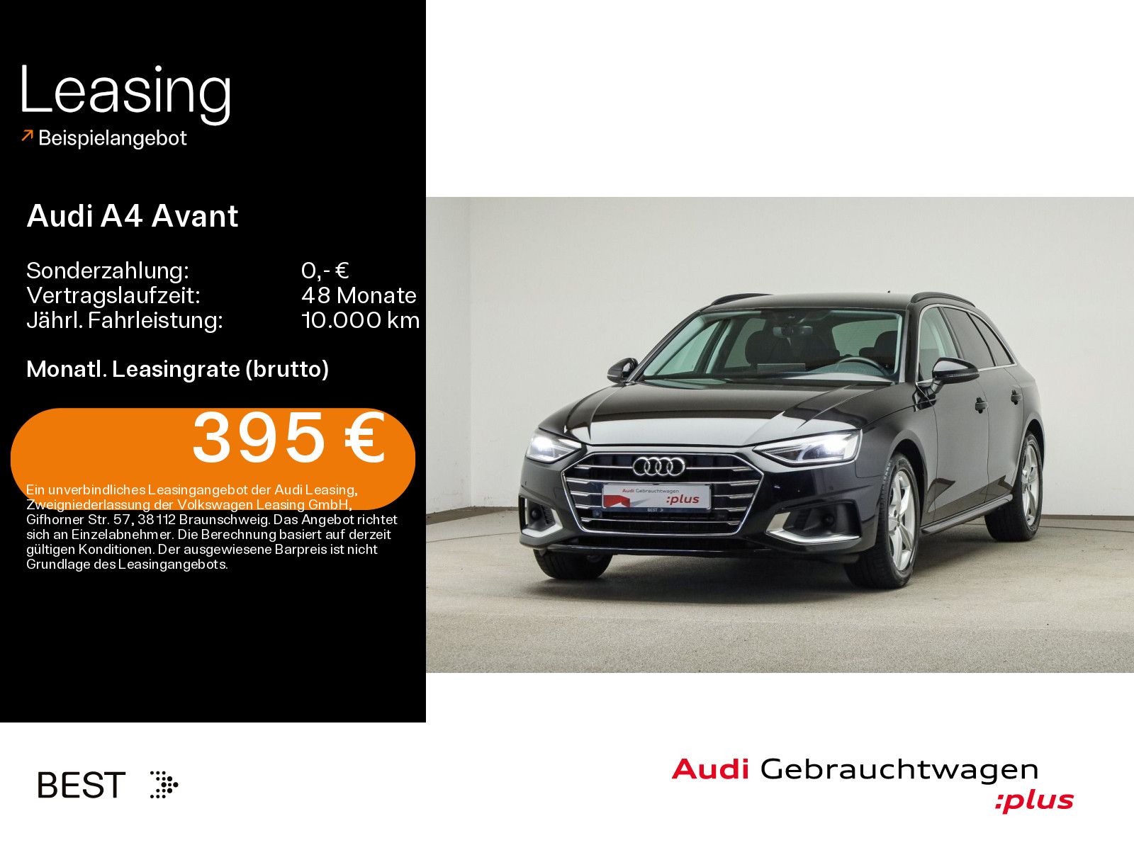 Audi A4 Avant advanced 35 TDI Tour, Navi, Sportsitze