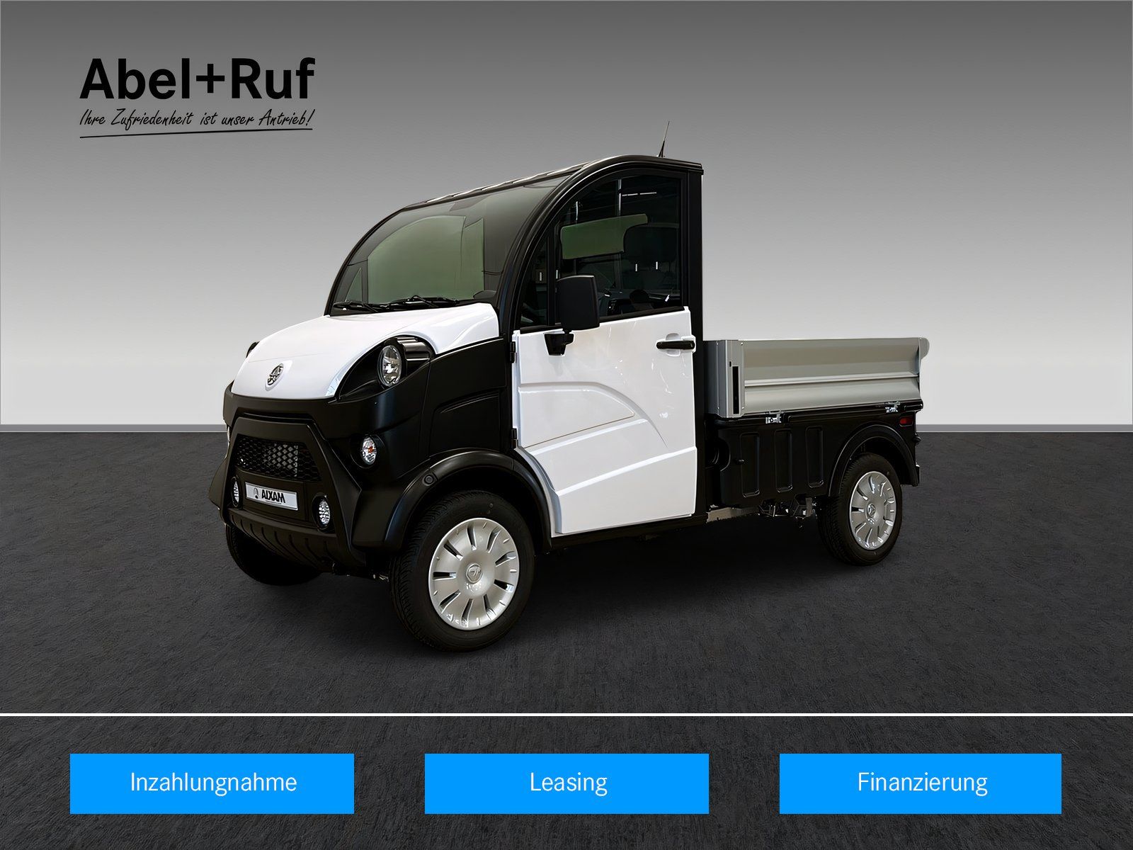 Aixam E-Truck Pritsche Radio Aixam Pro - ab 15 Jahren