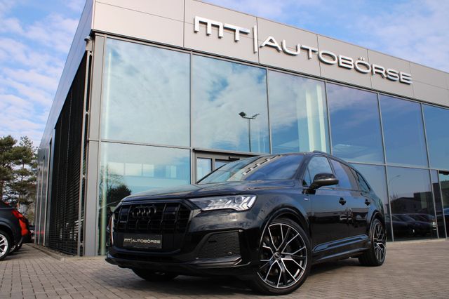 Audi Q7 50 TDI FACELIFT! BLACK S LINE/B&O/7-SITZE/22"