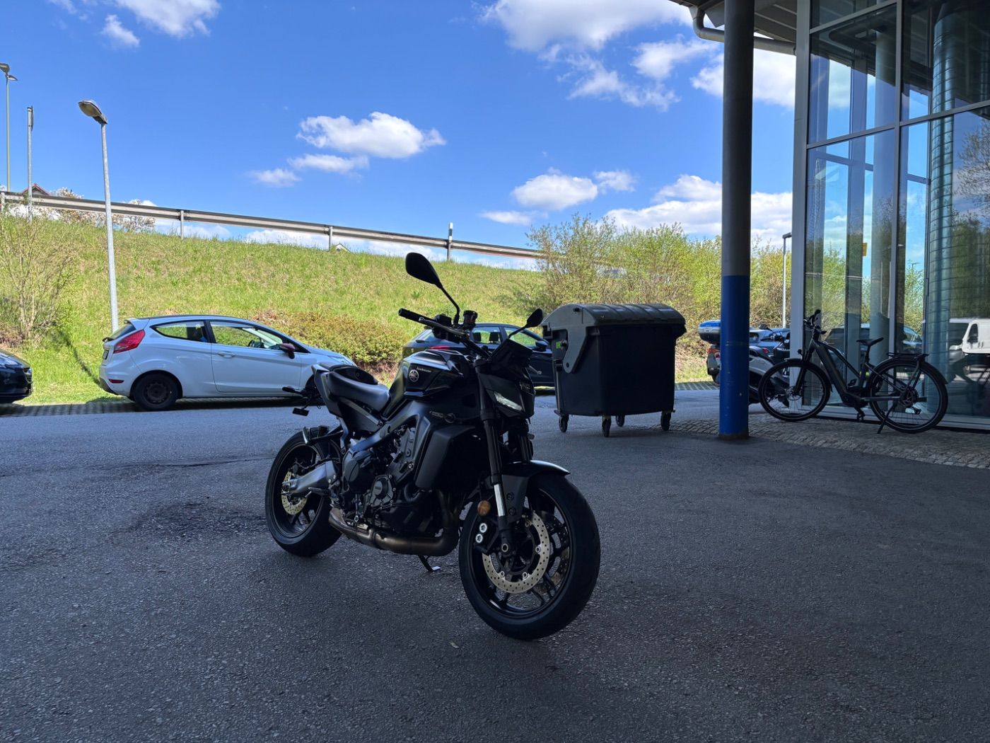 Fahrzeugabbildung Yamaha MT 09 Kurzen Kennzeichenhalter
