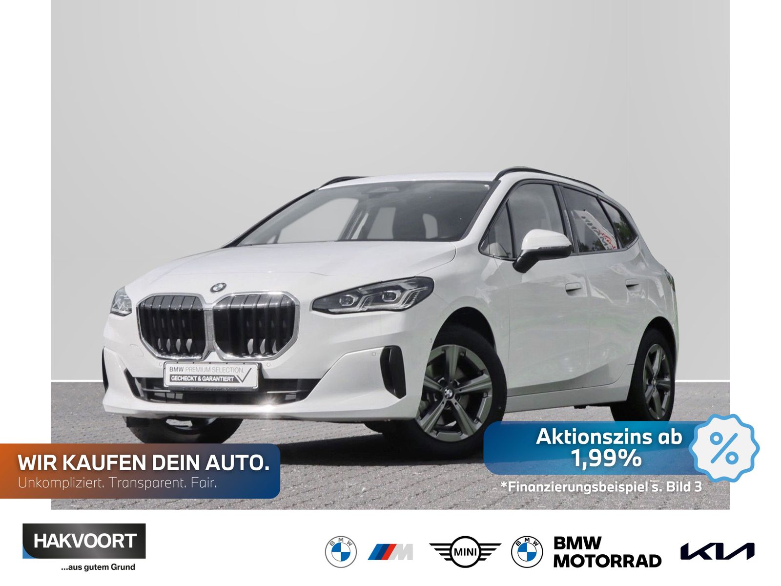 BMW 220i Active Tourer Premium-Paket LED AHK LM 17 foto 1
