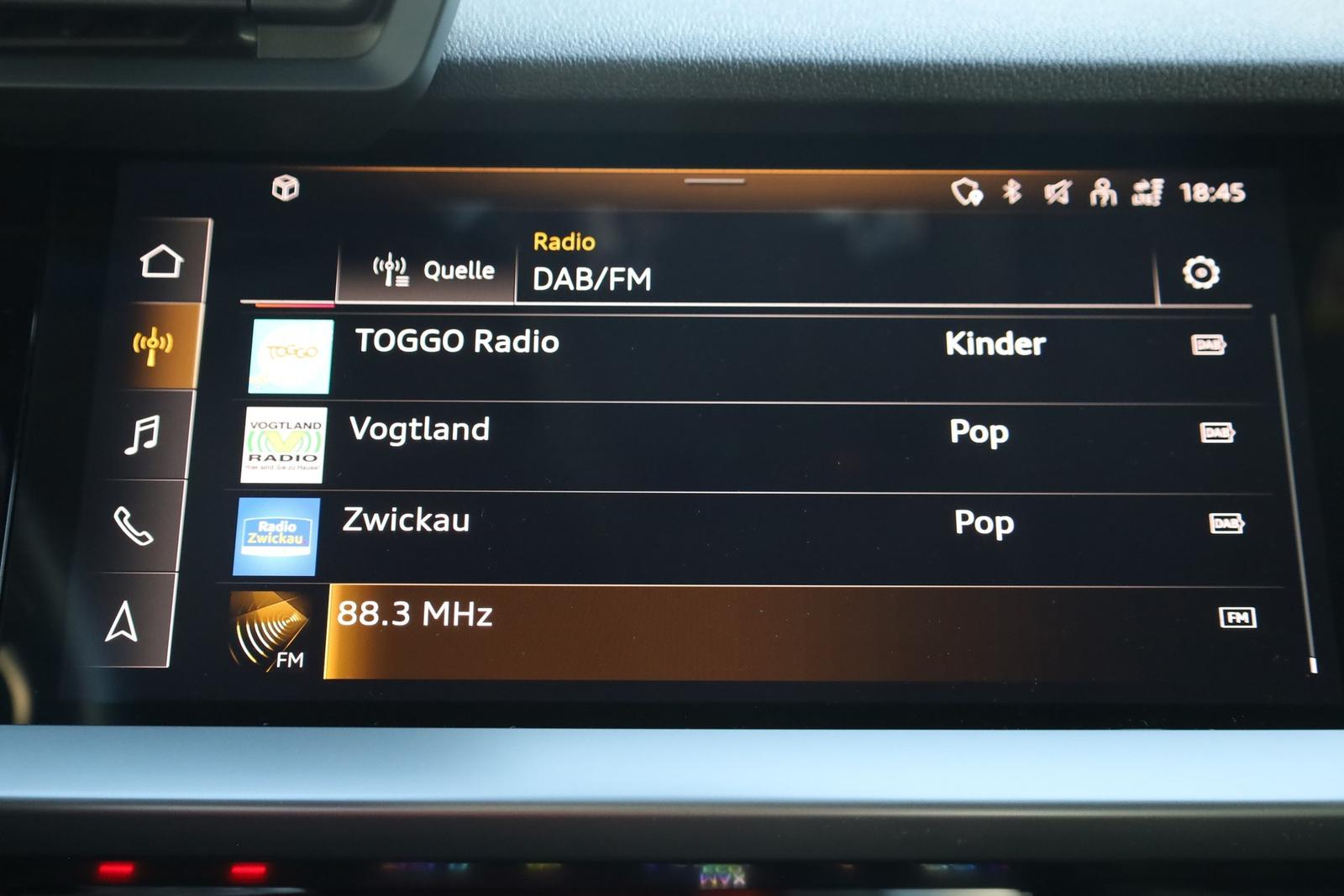 Audi A3 TFSI advanced S-Tronic LED Navi ACC PDC USB, миниатюра 14
