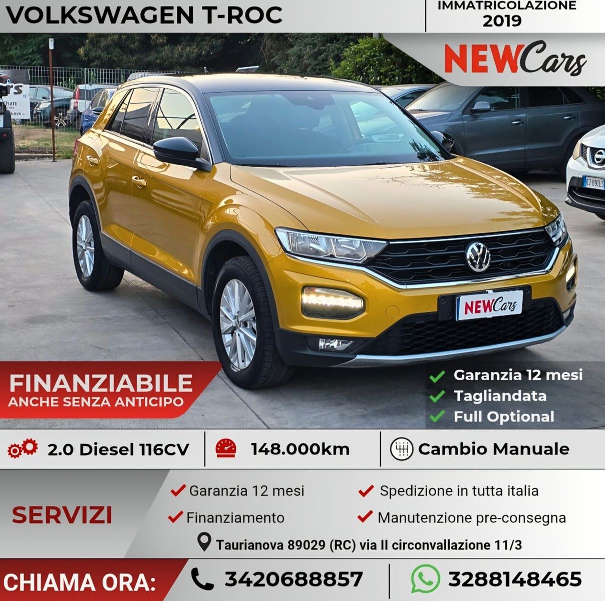 VW Volkswagen T-Roc 1.6 TDI SCR Business BlueMotion