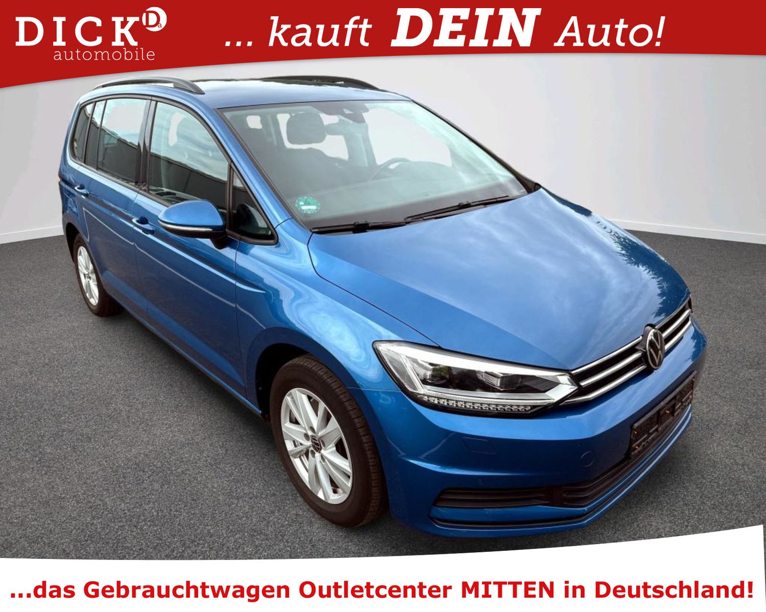 Fahrzeugabbildung Volkswagen Touran 1.5 TSI AT7 Comf LED/ACC/NAVI/SHZ/RFK/8Fa